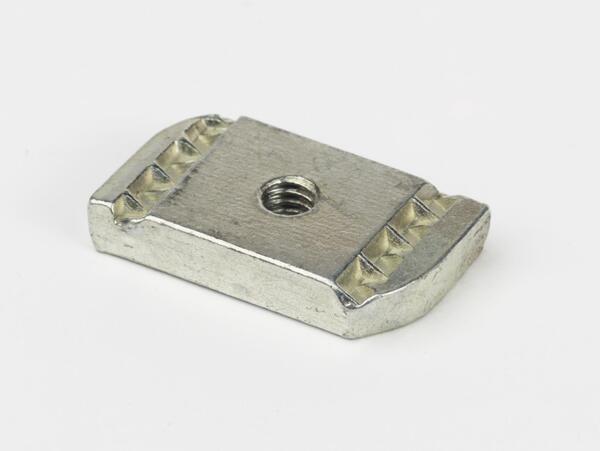 CNN14J 1/4-20 (1/4 THICK) CHANNEL NUT WITHOUT SPRING EG